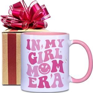 VLUG Girl Mom Mug Gift for New Mom, New Mom Gifts, Mothers Day Gift, In My Girl Mom Era Mug, Baby Shower Gifts for Mom, First Time Mom Gifts, Birthday Christmas Gifts for New Mothers Mom Mama