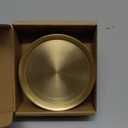 khtumeware 1 Pack 100% Solid Satin Brass Clawfoot Candle Dish - Pedestal Dish - Candle Holder - Jewelry Holder - Perfect for Wax Candles, Rings, and Trinkets