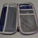 Insulin Cooler Travel Case,EVA Insulation Travel Medicine Kit with 2 Ice Packs for Diabetes Care,Insulin Pen and Other Diabetic Supplies (Purple)