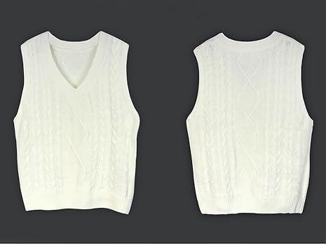 Sweater Vest Women Sleeveless V Neck Cable Knit Sweater Vest Vintage Preppy Style Pullover Fall Casual Sweater, Medium