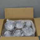 Nervure 240PCS Gold Plastic Cups - 9Oz Gold Rimmed Plastic Cups - Heavy Duty Disposable Clear Cup with Gold Rim Perfect for Weddings, Receptions & Parties