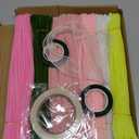 601PCS Complete Pink Pipe Cleaners Flower Kit Pastel Pipe Cleaners for Flowers, DIY Craft Supplies for Projects, 6 Colors, with Floral Wires, Tape, Glue Sticks, Ribbon, Stamen, Manual & Video Tutorial