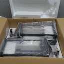 2-Pack 23" Extra Large Outdoor Wall Lights Candelabra 3-Light, IP65 Waterproof Exterior Lights with Clear Glass Front Porch Lanterns Outdoor Wall Sconce Lighting Outside Coach Lights, E12 (Matte Black)