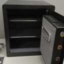 DAYI Safe Box, 2.0 Cubic Feet Home Safe with Fireproof Waterproof Bag, Security Safe Box for Money Cash Valuables, Digital Electronic Keypad, Dual Alarm System, Removable Shelf - D-45