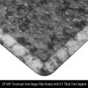 HEBE Kitchen Mat Cushioned Anti Fatigue Comfort Floor Mat 20"x60" Waterproof Non Slip Kitchen Rug Runner Laundry Room Rug Floor Carpet Heavy Duty Comfort Standing Mat Pads,Silver Grey