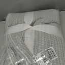 UGG Luna Knit Throw Blanket Soft Cotton Throw for Couch or Bed Cozy Soft Warm Waffle Giftable Lightweight Blanket for Living Room Bedroom, Machine Washable, 50-inch x 70-inch, Stone Grey