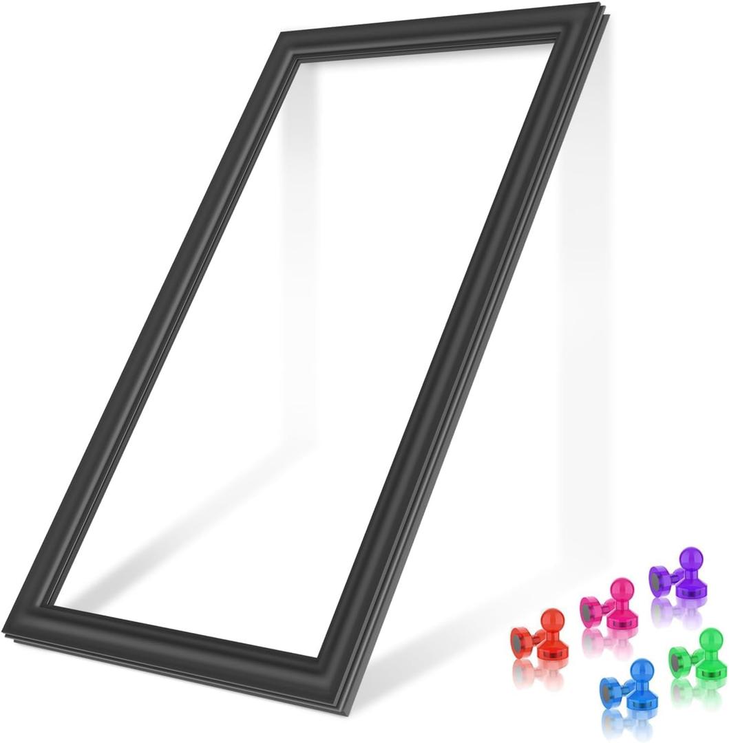 UPGRADED 242193212 Refrigerator Door Gasket Compatible with Frigidaire Kenmore Refrigerator Door Gasket AP5806924 PS9493822 Refrigerator Door Seal FFTR1814TWB FFTR1814TWG FFTR1821TS0 Fridge Seal Black