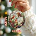 3 x Jesus Christ Ornament: Christmas Ornaments, Religious Christmas Decorations for Tree, Catholic Ornament & Christian Holiday Decor | Religious Gifts, Christian Gifts - Design D