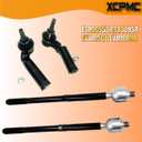 4-Set Front Outer Inner Tie Rod End Kits 2013-18 C-Max Escape 2014-18 Transit Connect 2012-18 Focus Left & Right ES800955 ES800954 EV800898 Automotive Replacement Parts
