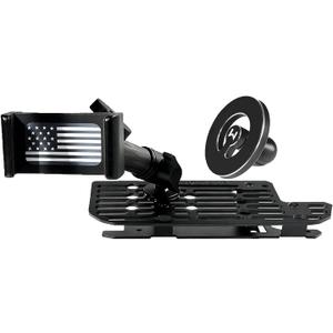 Ram 1500 Phone Mount Heavy Duty Truck Phone Mount for 2019+ Ram 1500 2500 3500 TRX | Full Metal Magnetic & Univesal Phone Holder for iPhone 17/16 & Android | OEM Screw Hole Installation