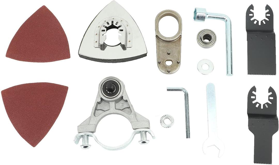 Angle Grinder Conversion Kit, Stainless Steel Grinder Adapter, Multifunction Angle Grinder Conversion Universal Head Adapter Kit Stainless Steel Universal Joint Angle Grinder Modification Tool