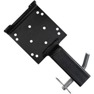 lifgarfe Universal Trailer Winch Plate Hitch Mount Winch Cradle Mounting Plate with 2" Receiver Fit for ATV UTV