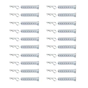 M8 x 50 mm ,5/16 x 2inch Adjustable Clevis Pin,Multi-Hole Universal Clevis Pins Fastener for Farming Machine Air Cool Diesel Engine Accessories (20sets) M8 x 50 mm ,5/16 x 2inch Adjustable Clevis Pin,Multi-Hole Universal Clevis Pins Fastener for Farming Machine Air Cool Diesel Engine Accessories (20sets)
