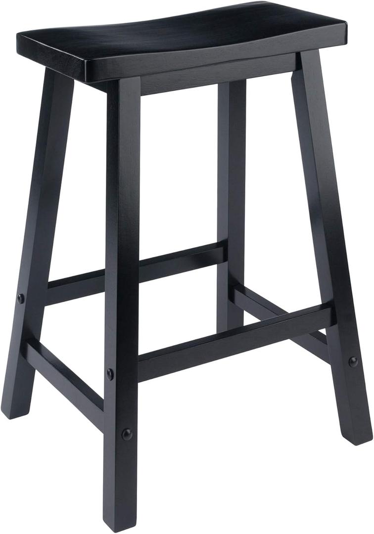 Winsome Satori Counter Stool, 24", Black