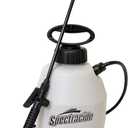 Spectracide 16412 1 Gallon Multi-Purpose Lawn & Garden Poly Tank Sprayer, Made in The USA, Adjustable Cone Nozzle, 1-Pack, Translucent White