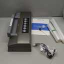 Precision Food Vacuum Sealer Machine, POWOT Fully Automatic Vacuum Sealing System, Commercial Food Vacuum Saver Pro, Double Heat Seal, Easy-Lock Handle, Built-in Cutter&Bag Storage, Hose&Bag Rolls (Grey)