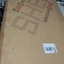 BHG Vintage Multifunctional Folding Bookshelf, No-Assembly Plant Stand Storage Rack Shelves for Home Office (All Black, 5-Tier)