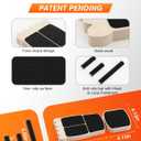 Ankle Balance Board, Solid Wood with Non-Slip Surface & "TOES" Design - Single Leg Stability Trainer for Ankle Support, Foot Strengthening, Balance Exercises