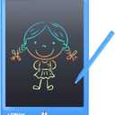 LCD Writing Tablet Colorful 10 Inch Electronic Graphics Doodle Board eWriter Drawing Pad with Memory Lock Kids & Adults Home School Office Handwriting Tablet Gifts(Blue)