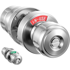 BrightRow Commercial Bathroom Door Handle with Indicator Lock Privacy Door Handle Vacant Occupied Commercial Lock for Public Restroom Bathroom Office Bedroom