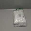 NICETOWN Semi Sheer White Curtains 84 inch Long, Rod Pocket & Back Tab Sheer Linen Curtains & Drapes Balance Privacy & Light Panels for Bedroom/Living Room, W52 x L84, 2 Panels