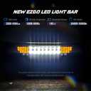 Golf Cart LED Light Bar for EZGO TXT 1996-2013 Gas and Electric Carts, 20.86 Inch EZGO TXT Headlight Bar with 3-pin plug, Hight Brightness 12V Street Legal LED Headlight (without Mounting Bracket)