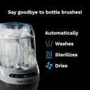 Baby Brezza Bottle Washer Pro - Baby Bottle Washer, Sterilizer + Dryer - All in One Machine Cleans Bottles, Pump Parts, & Sippy Cups - Replaces Hand Washing, Bottle Brushes and Drying Racks (White)