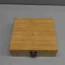 beka. Bamboo Storage Box with Multi-Purpose Tray - Large Premium Handmade Wooden Box with Hinged Lid - Organize All Your Essentials - 7.5 x 7 x 3 Inches