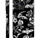 Case for iPhone 13 Pro Max, Hybrid Heavy Duty 2 in 1 Full Body Rugged Shockproof Protection Glossy Case for iPhone 13 Pro Max - Dark Gothic Bats