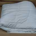 Topcee Weighted Blanket for Adults (20 lbs, 60" x 80") Queen Size Soft Cooling Heavy Blanket Sleeping, Apply to 190-210 lbs Body, Thick Breathable Blanket with Glass Bead, Easy Care (03-white)