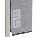 NearMoon Hand Towel Holder with Balanced Marble Base, 304 Stainless Steel Stand Towel Ring L Shape Hand Towel Rack Free-Standing Towel Bar for Bathroom Kitchen Countertop (Single Rod, Brushed Nickel)