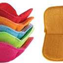 5 Pcs Bowl Cozy Microwave Holder Hot Food Soup Plate Pot Pad Plates Heating Insulated Safe Bowl Holder Multipurpose Pot Pad Plate Cozy Heating Kitchen Reusable Bowl Cozy Hot Pad