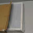 16x16 Picture Frame Black 3 Pack Solid Wood for Mat 12x12 Wall Mounting Square Poster Photo Frames