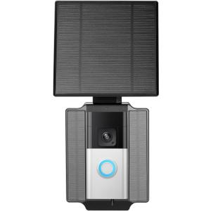 Wasserstein Universal Solar Charger Compatible with Ring Battery Doorbell (2024 Release)/Pro/Plus/4/3/3 Plus/2nd Gen (2020 Release) & Wyze Wireless Video Doorbell Pro  2.5W Solar Panel Charger