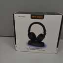 Wireless Headphones for TV Watching, TV Headphones Wireless for Seniors with Transmitter Charging Base, Over Ear Bluetooth Headset No Audio Delay, HiFi Stereo, 65H Playtime, Gifts for Parents/Elderly (Black)