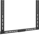 Sound Bar Mounts Under TV, All Metal,Holds up to 33 lbs, Black | Depth Adjustable 3.7''-6.3'',Heavy duty Soundbar Mount, For VESA holes up to 31.5 inches (800mm) wide, Easy to install,HD-128