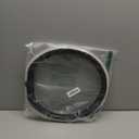 Diamond Leather Steering Wheel Cover with Bling Bling Crystal Rhinestones,Large-Size of 15 1/2 inches-16 inches Black
