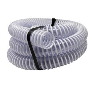 Sealproof 1.5" Pool Filter Pump Connection Hose for Above Ground Pools, 12 FT x 1-1/2 Inch Premium Quality Kinkproof PVC, Made in USA | Cut to Desired Length, Includes 4 Hose Clamps