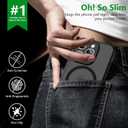 Innaght Magnetic for iPhone 15 Pro Max Case[Compatible with MagSafe][Camera Protection][2+Full Coverage Tempered Glass Screen Protector][Translucent Matte] Drop Protection Phone Case,6.7",Black