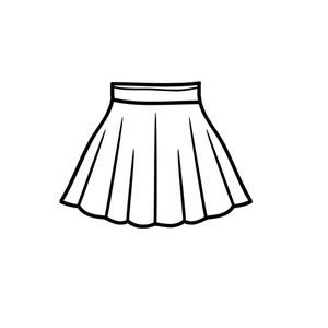 Allegra K Casual Stripe Skirt for Women's Summer High Low Hem Ruffles A-Line Midi Skirts Large Light Blue Medium