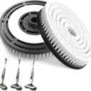 Upgraded Steam Mop Replacement Brush Pads for Shark Steam and Scrub Mop S7000 S7001 S7201 S8001 S8201 Series (2 Pack)