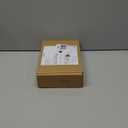 Amazon Basics Lightweight Pleated Bed Skirt, Machine Washable, Wrinkle and Fade Resistant, Queen, Off White