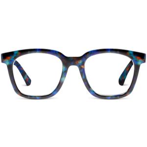 Peepers by PeeperSpecs Women's to The Max Square Blue Light Blocking Reading Glasses