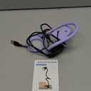 Clip on Lamp USB Reading Light, 3 Color Modes, 10 Brightness Dimmable, Flexible Gooseneck Desk Lamp with Clamp, Eye Care Clip on Light for Bed Headboard Desk Home Dorm (Lilac Purple)