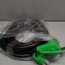 Kanayu 25 FT 50 Amp NEMA 14-50P to SS2-50R RV Generator Cord Extension Cord with 90 Degree Locking Grip Handle, RV Power Cable with Locking Connector, Heavy Duty STW Wire with Organizer