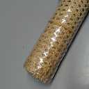 24" Width Natural Cane Webbing 5Feet, Rattan Webbing Roll for Caning Projects, Woven Open Mesh Cane for Furniture, Chair, Cabinet, Ceiling, Bed