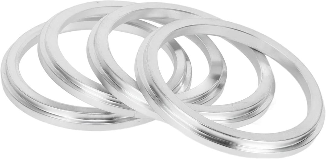 Hub Centric Rings, 66.6mm ID to 82mm OD Vehicle Wheel Hubrings Aluminum Alloy, 4 Pcs