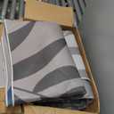 Patio Rug 8' x 10' Breathable Outdoor Mat, Quick Drying Surface & Non-Slip Outdoor Indoor Area Rug for Courtyard Balcony Deck Porch RV Camping, Washable& Foldable Floor Carpet, Blue Brown