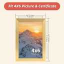 Rempry 14 Pack 4x6 Gold Picture Frames, Multi 4 x 6 Photo Frames Collage for Wall or Tabletop Display