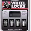 Gorilla Automotive 71631N Acorn Wheel Locks (12mm x 1.50 Thread Size) - Pack of 3